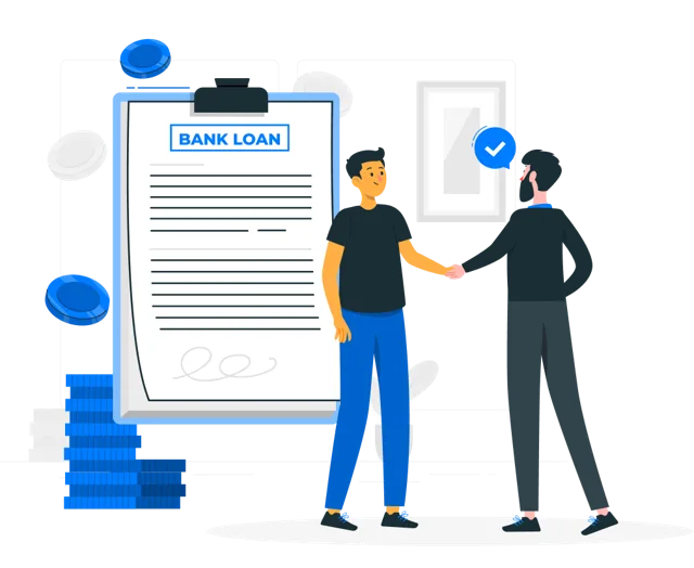 DSA partner and customer closing a loan